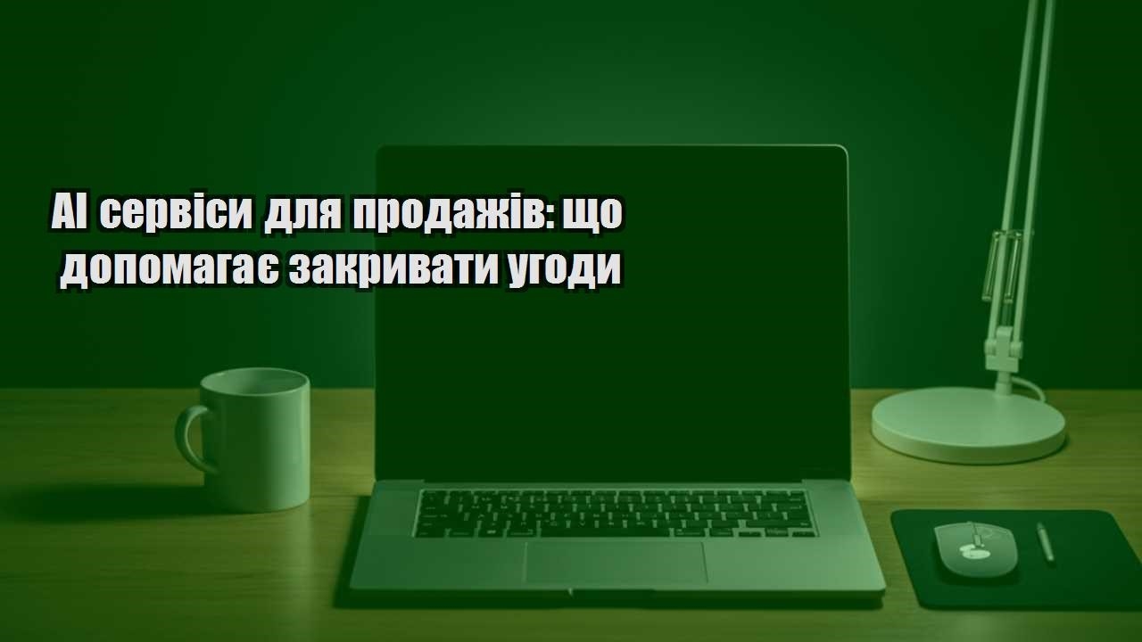 Детальніше про статтю AI сервіси для продажів: що допомагає закривати угоди