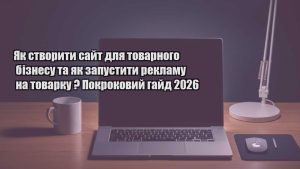 Детальніше про статтю Як створити сайт для товарного бізнесу та як запустити рекламу на товарку ? Покроковий гайд 2026