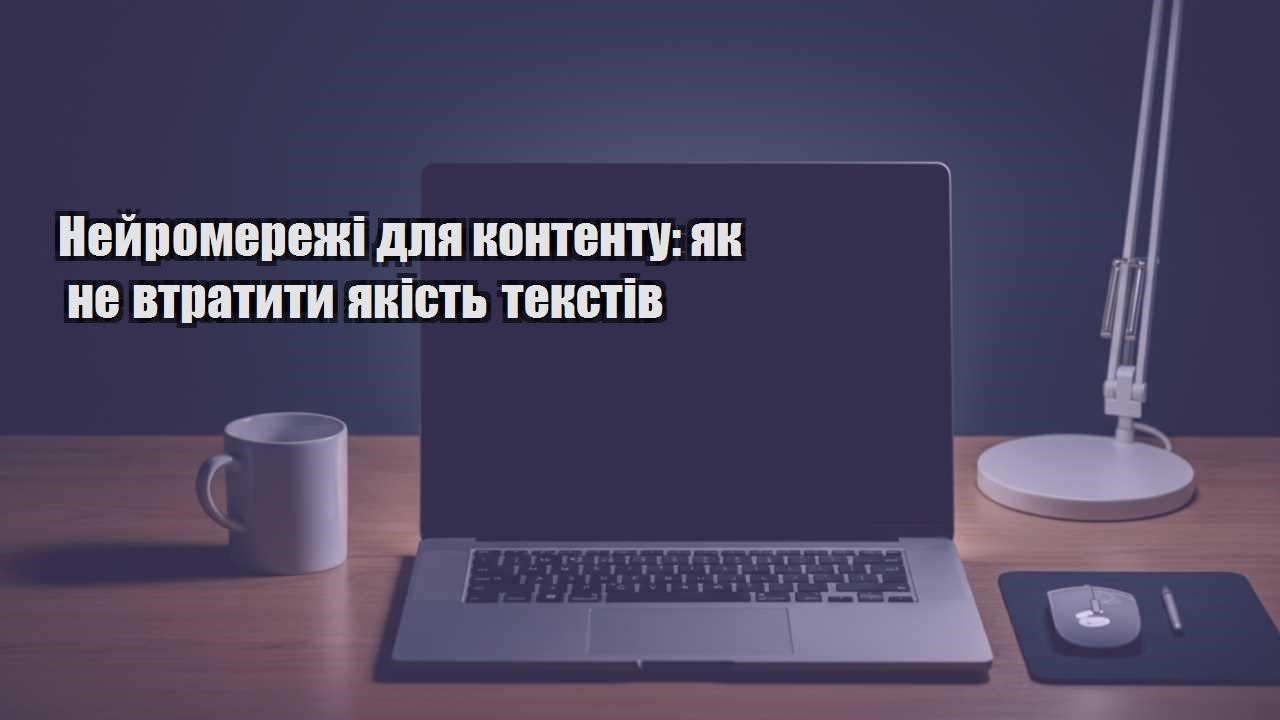 Детальніше про статтю Нейромережі для контенту: як не втратити якість текстів