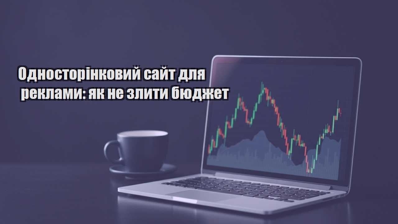 Детальніше про статтю Односторінковий сайт для реклами: як не злити бюджет
