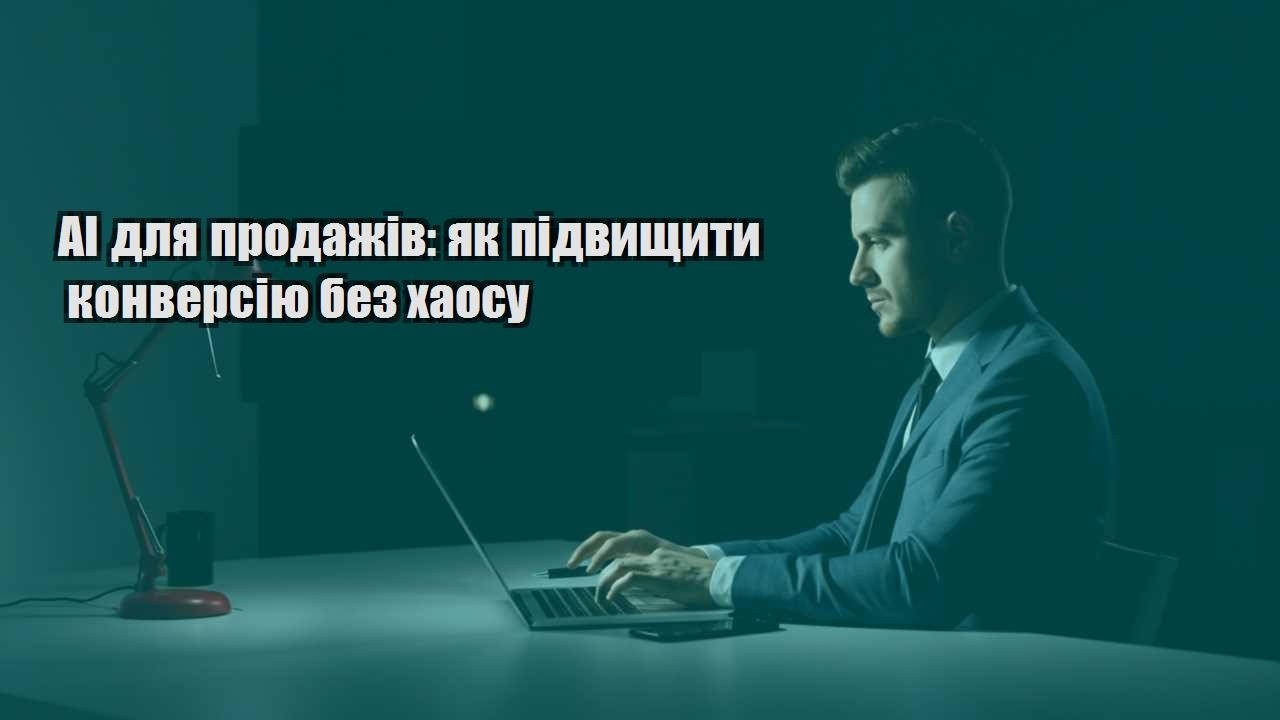 Детальніше про статтю AI для продажів: як підвищити конверсію без хаосу