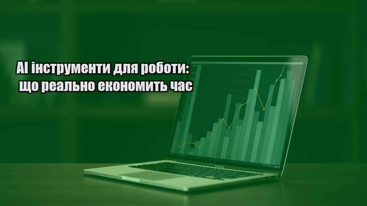Детальніше про статтю AI інструменти для роботи: що реально економить час